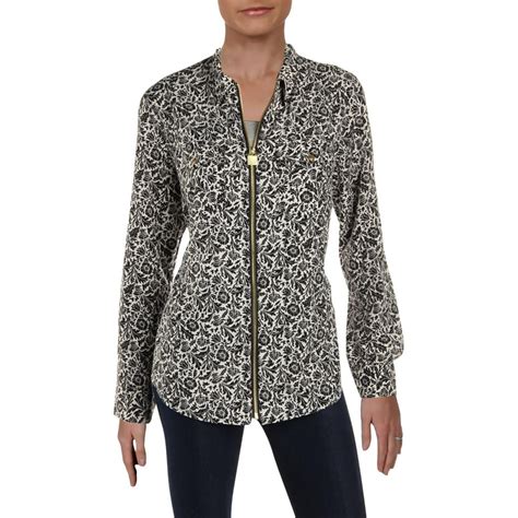 michael kors floral blouse|Michael Kors blouses clearance.